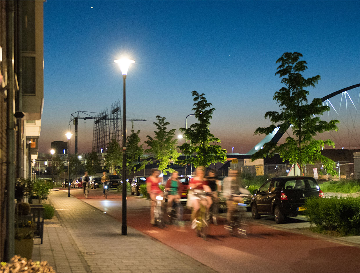Quality lighting solutions adapt to usage patterns of the public realm after dark