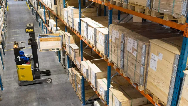 Schréder lighting solutions for warehouses provide a safe workplace with lower operating costs