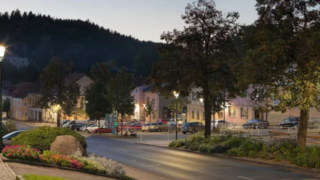 Traditional LED lanterns fitted with modern technology ensure that towns can keep their identity while cutting energy costs