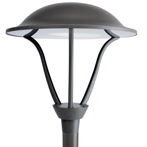 The Isla LED lamppost presents an elegant design that perfectly integrates into many urban and residential environments.