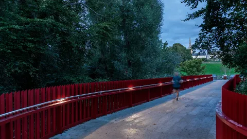 Smart lighting is making active mobility safer and more attractive along Dodder Greenway